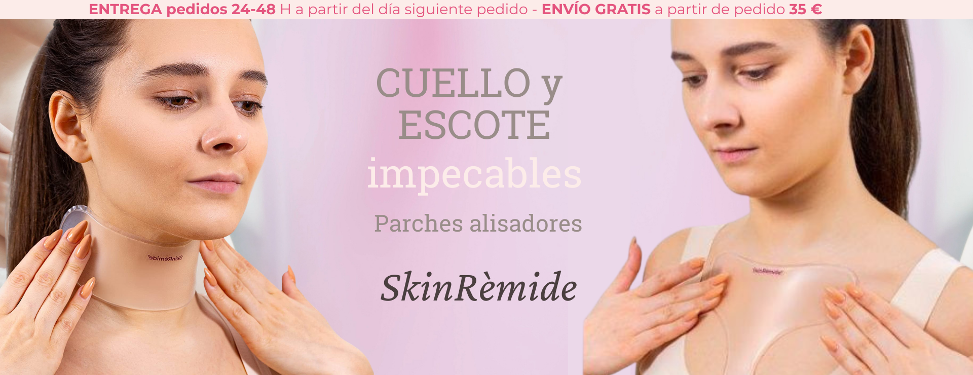 Parches contra arrugas cuello y escote Skinremide